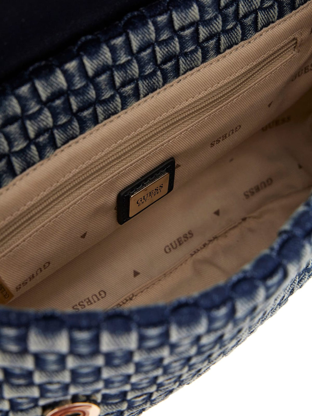 Handtassen blauw Guess