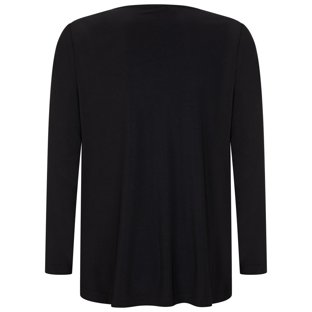 Blouses lange mouw zwart Verpass