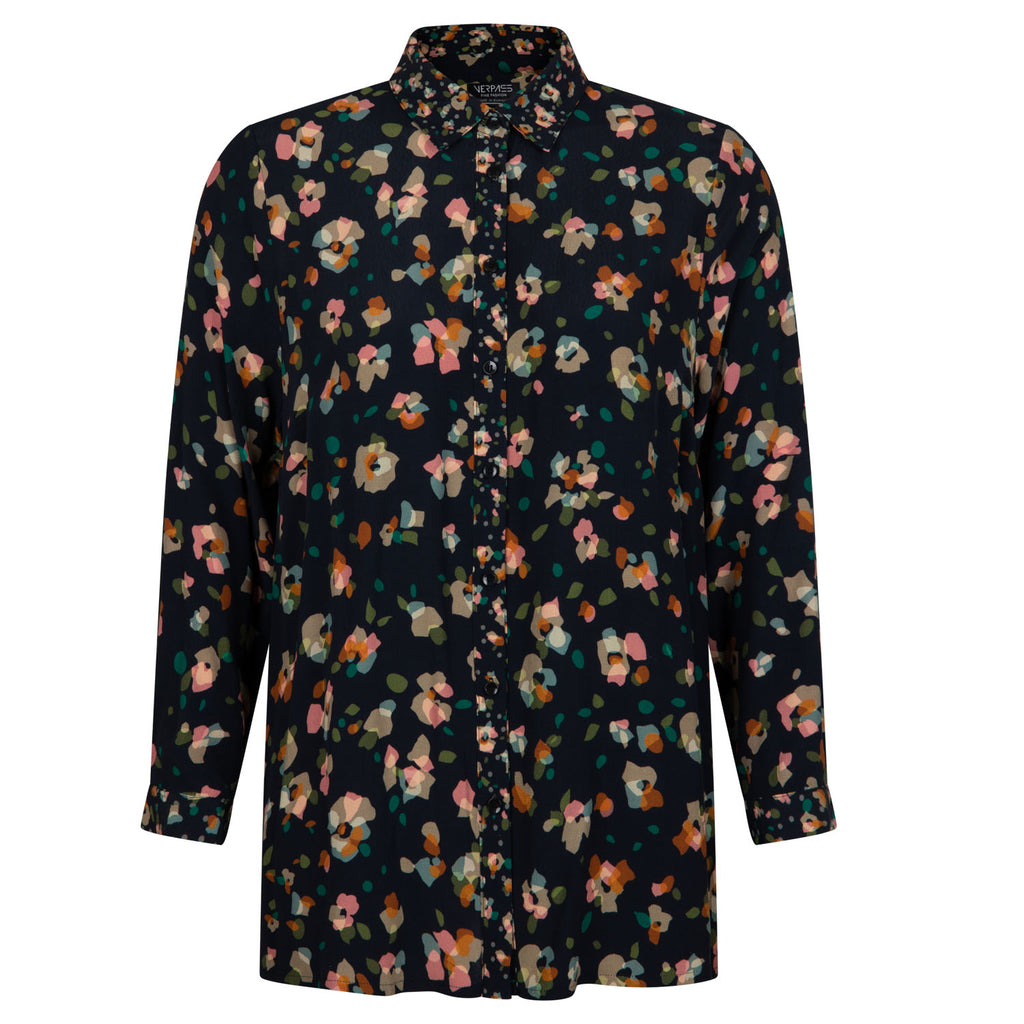 Blouses lange mouw zwart Verpass