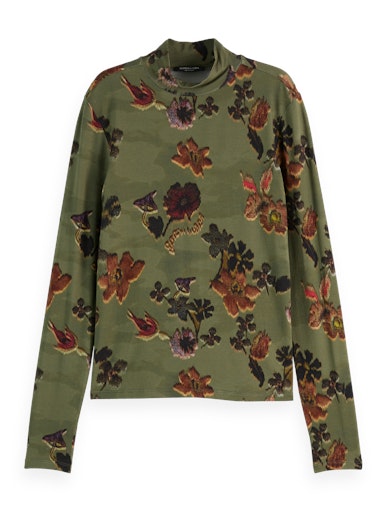 T-shirts lange mouw groen Scotch & Soda