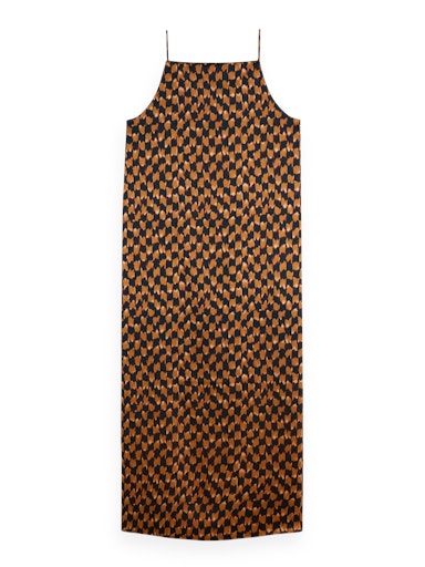 Jurken zonder mouw bruin Scotch & Soda