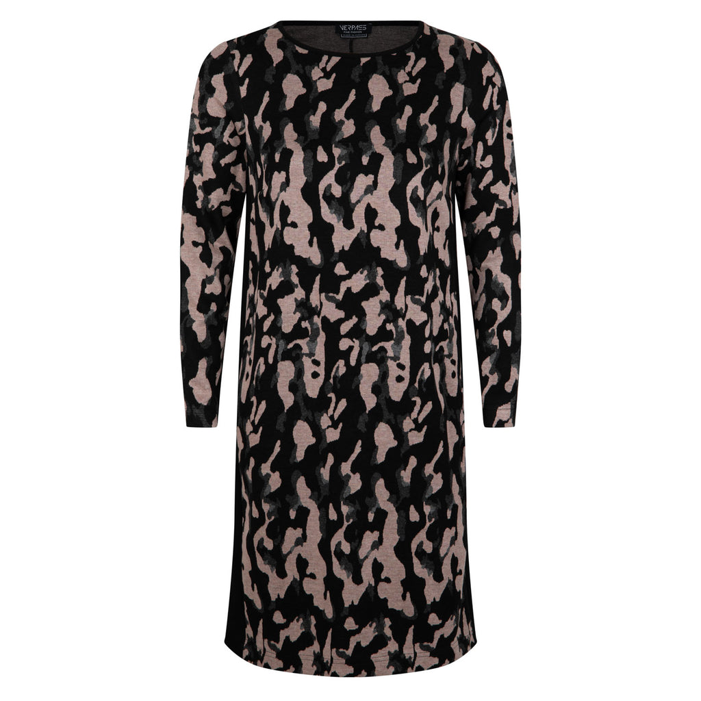 Jurken lange mouw zwart Verpass