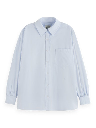 Blouses lange mouw blauw Scotch & Soda