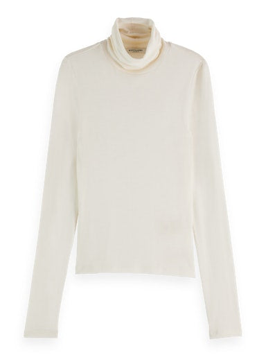 T-shirts lange mouw wit Scotch & Soda