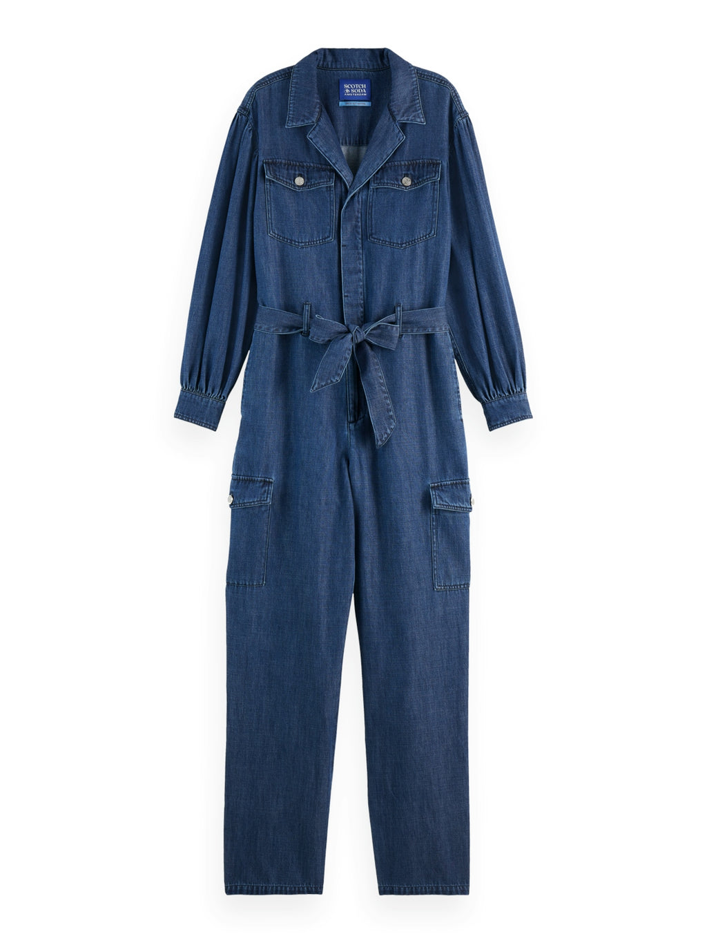 Jumpsuits lange mouw blauw Scotch & Soda