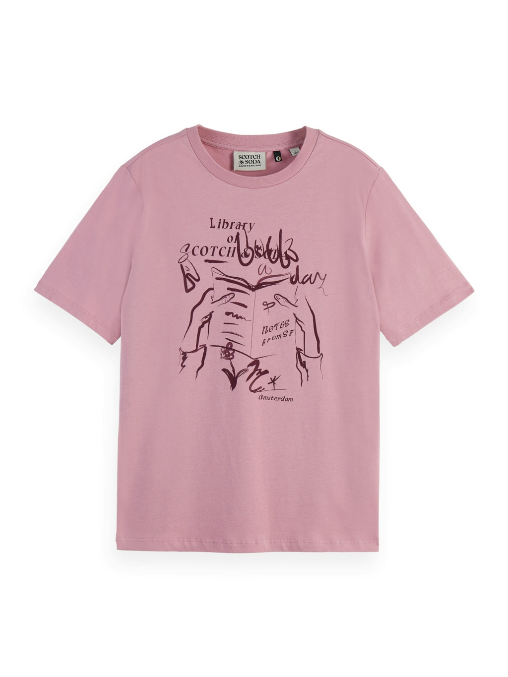T-shirts korte mouw roze Scotch & Soda