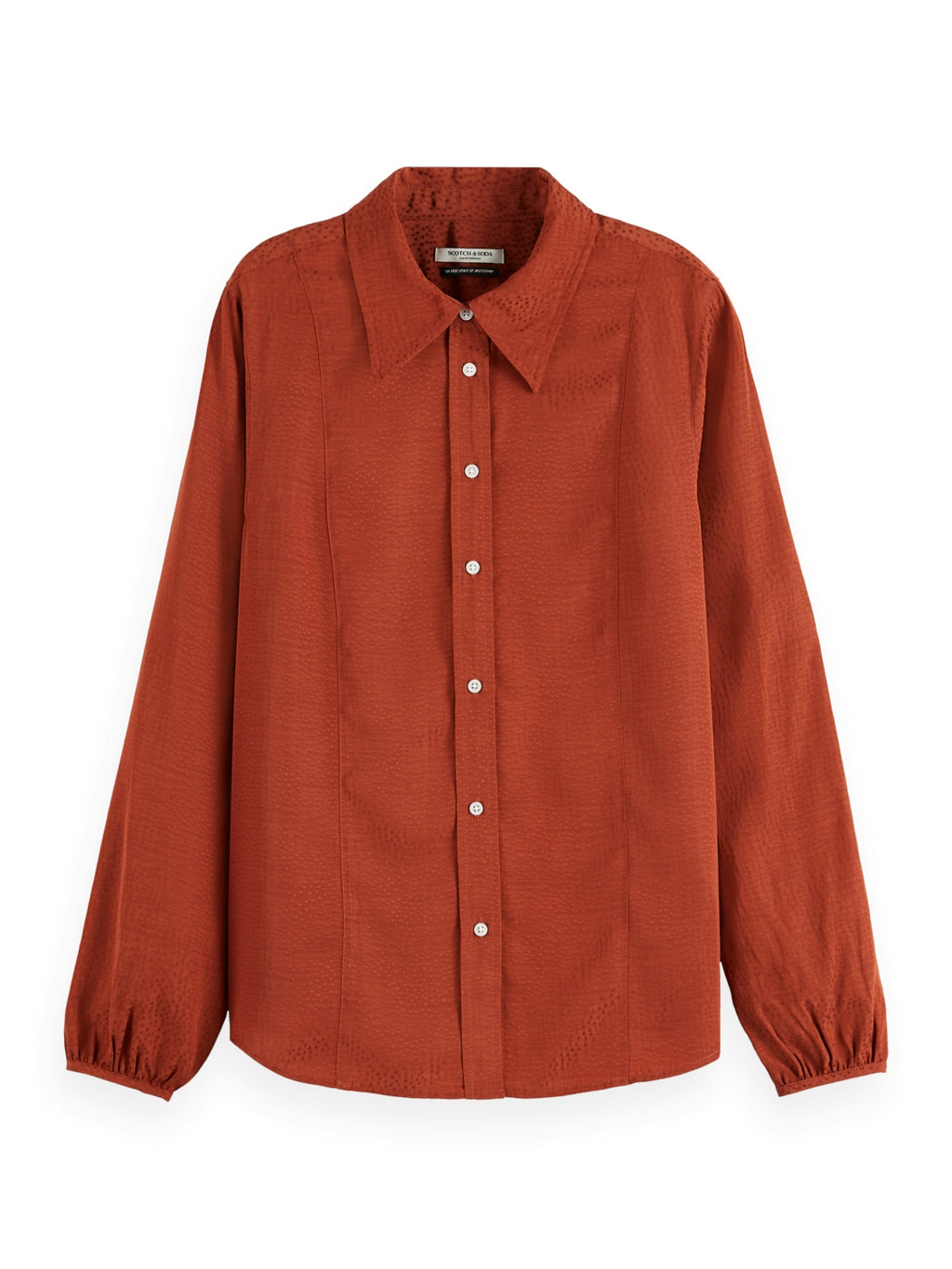 Blouses lange mouw oranje Scotch & Soda