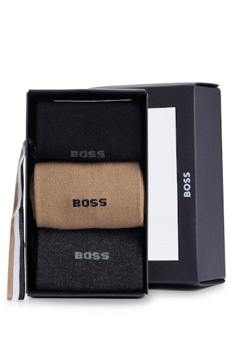 Kousen beige Boss Men Black