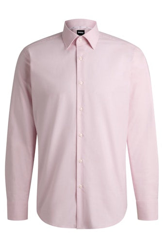 Hemden lange mouw roze Boss Men Black