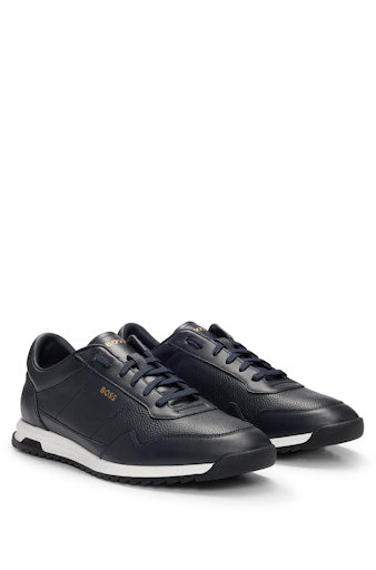 Sneakers blauw Boss Men Black