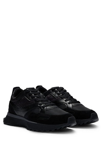 Sneakers zwart Boss Men Black