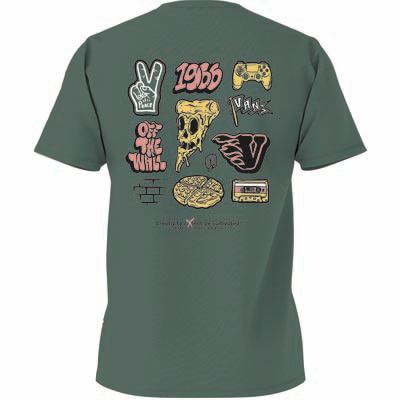 T-shirts korte mouw groen Vans