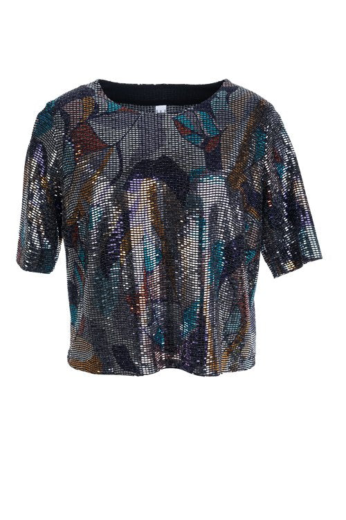 Blouses korte mouw multicolor Dame Blanche