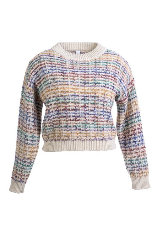 Pulls multicolor Dame Blanche