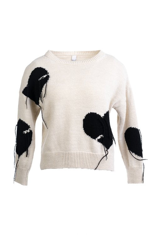 Pulls beige Dame Blanche