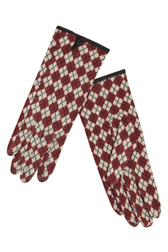 Handschoenen rood King Louie