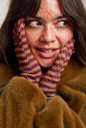 Handschoenen rood King Louie