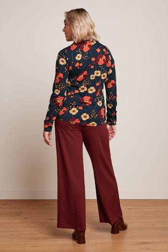 Blouses lange mouw blauw King Louie