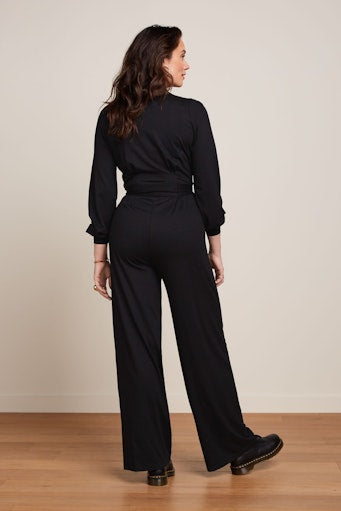 Jumpsuits lange mouw zwart King Louie