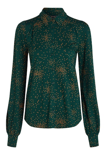 Blouses lange mouw groen King Louie