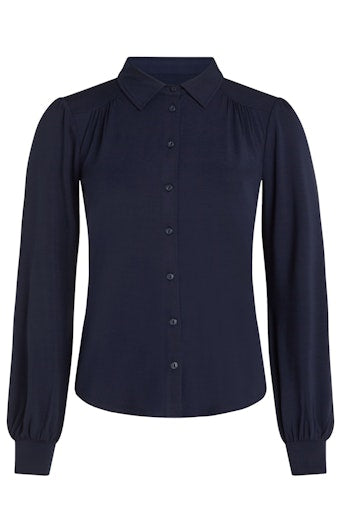 Blouses lange mouw blauw King Louie