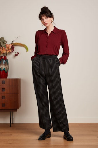 Blouses lange mouw rood King Louie