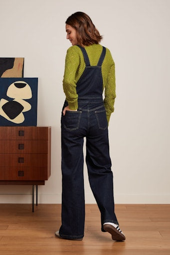 Jumpsuits zonder mouw blauw King Louie