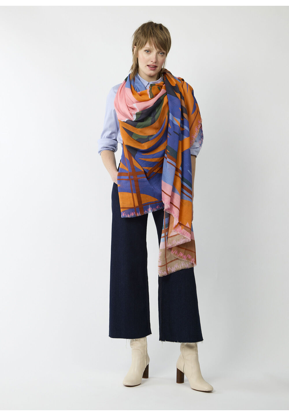 Sjaals oranje Codello