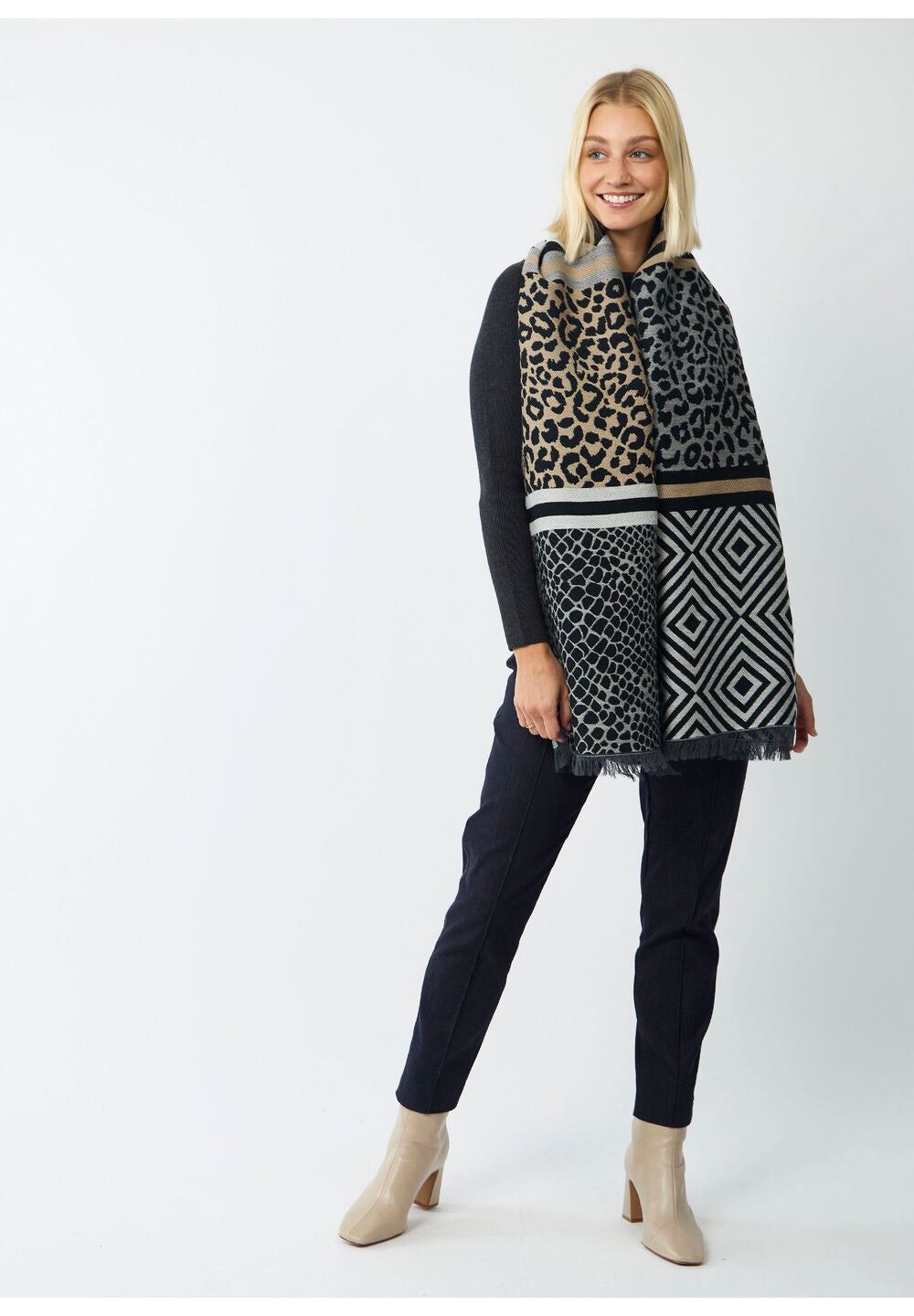 Sjaals zwart Codello