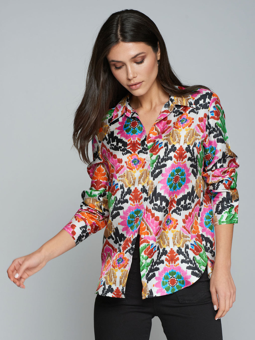 Blouses lange mouw multicolor Vilagallo