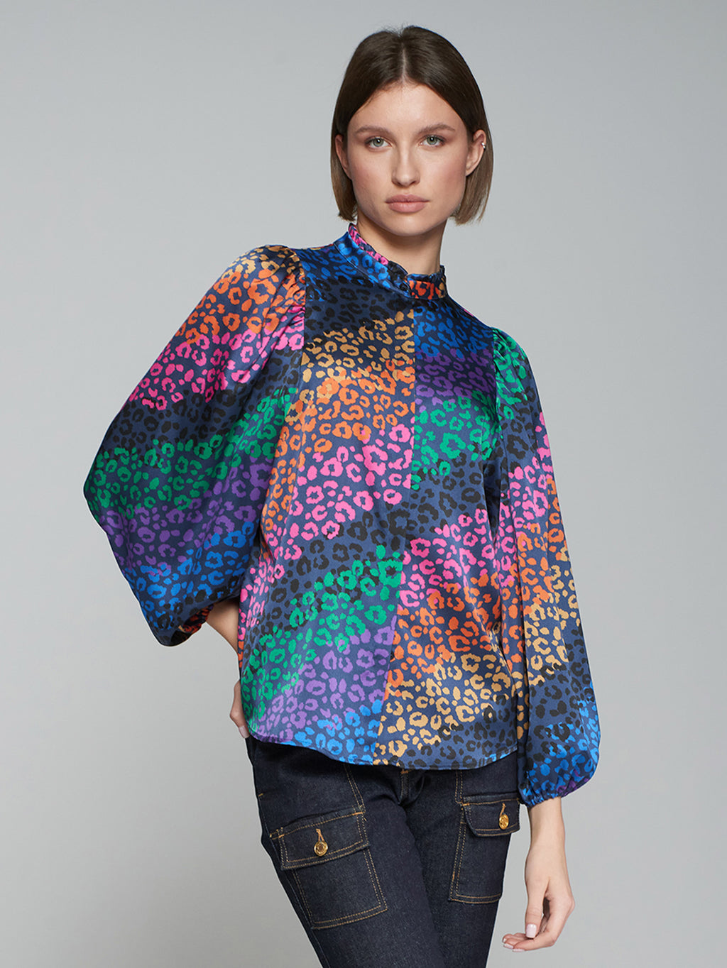 Blouses lange mouw multicolor Vilagallo