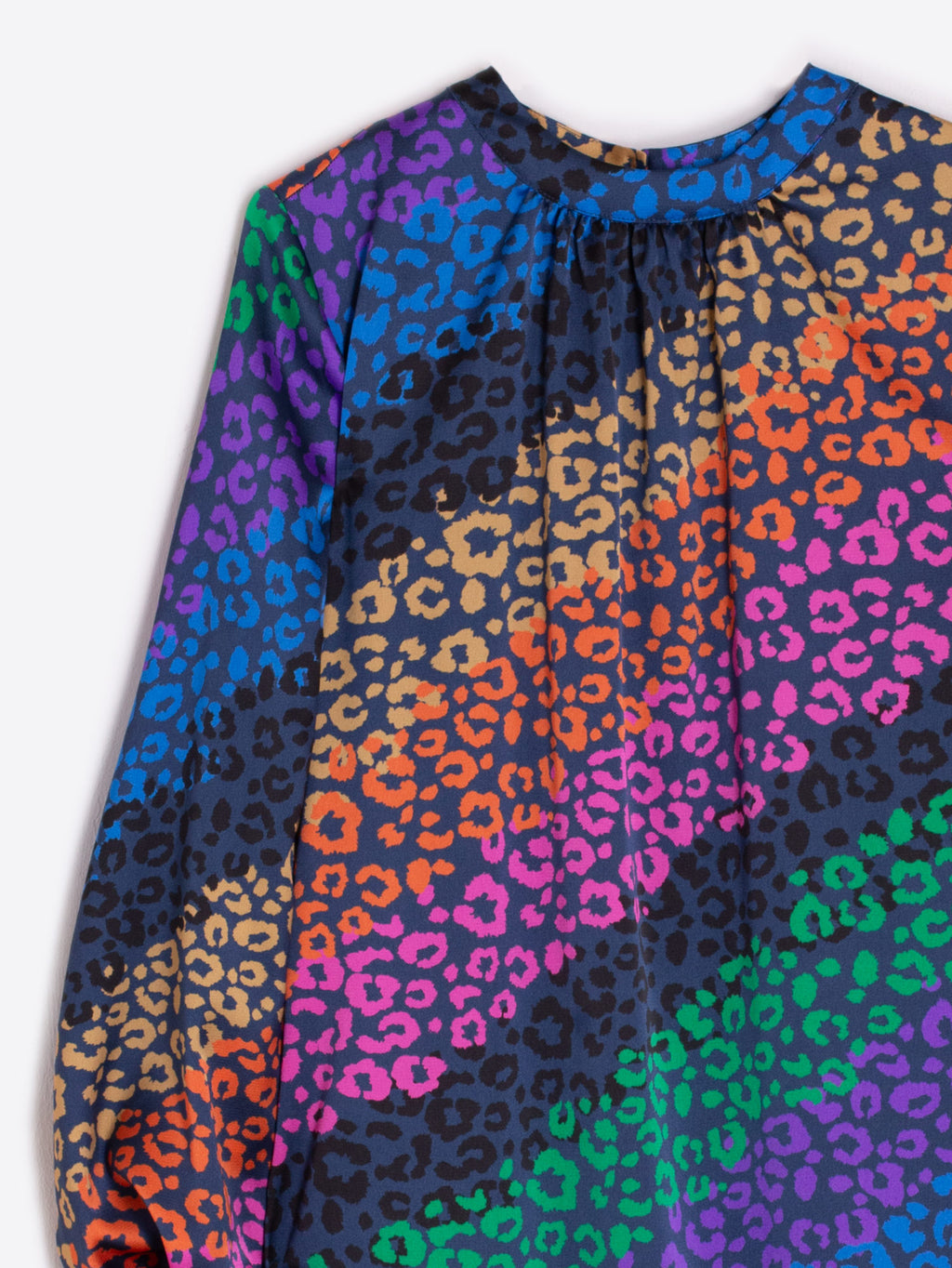 Jurken lange mouw multicolor Vilagallo