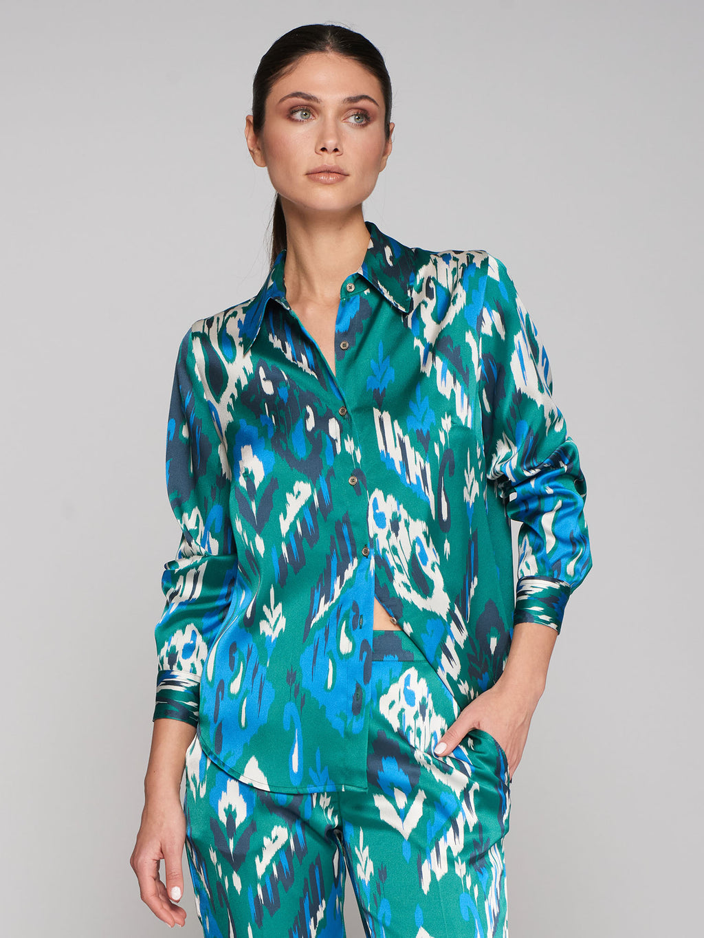Blouses lange mouw multicolor Vilagallo