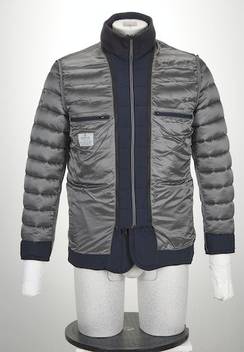 Mantels blauw Milestone