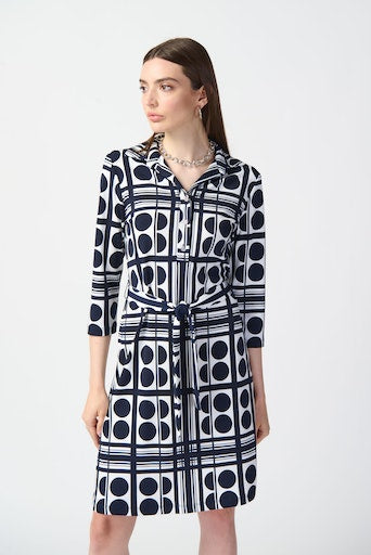 Jurken lange mouw multicolor Joseph Ribkoff