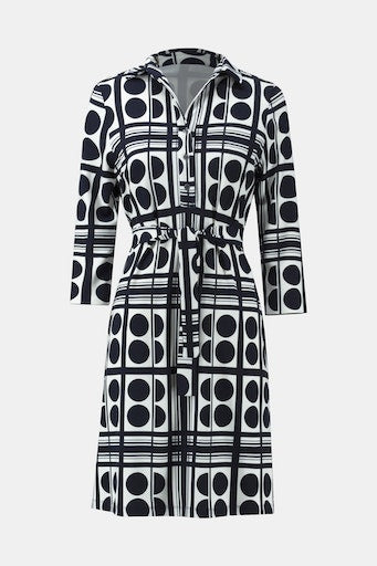 Jurken lange mouw multicolor Joseph Ribkoff