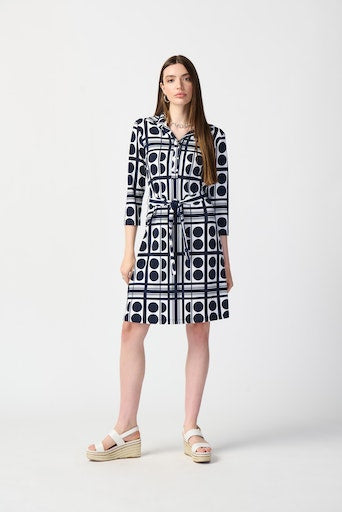 Jurken lange mouw multicolor Joseph Ribkoff