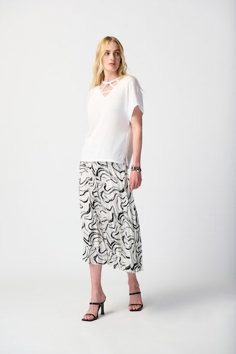 T-shirts korte mouw wit Joseph Ribkoff