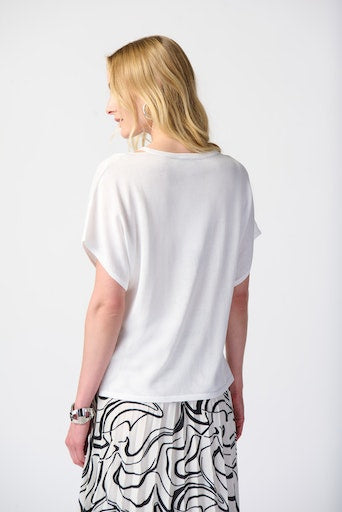 T-shirts korte mouw wit Joseph Ribkoff