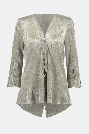 Blouses lange mouw zilver Joseph Ribkoff