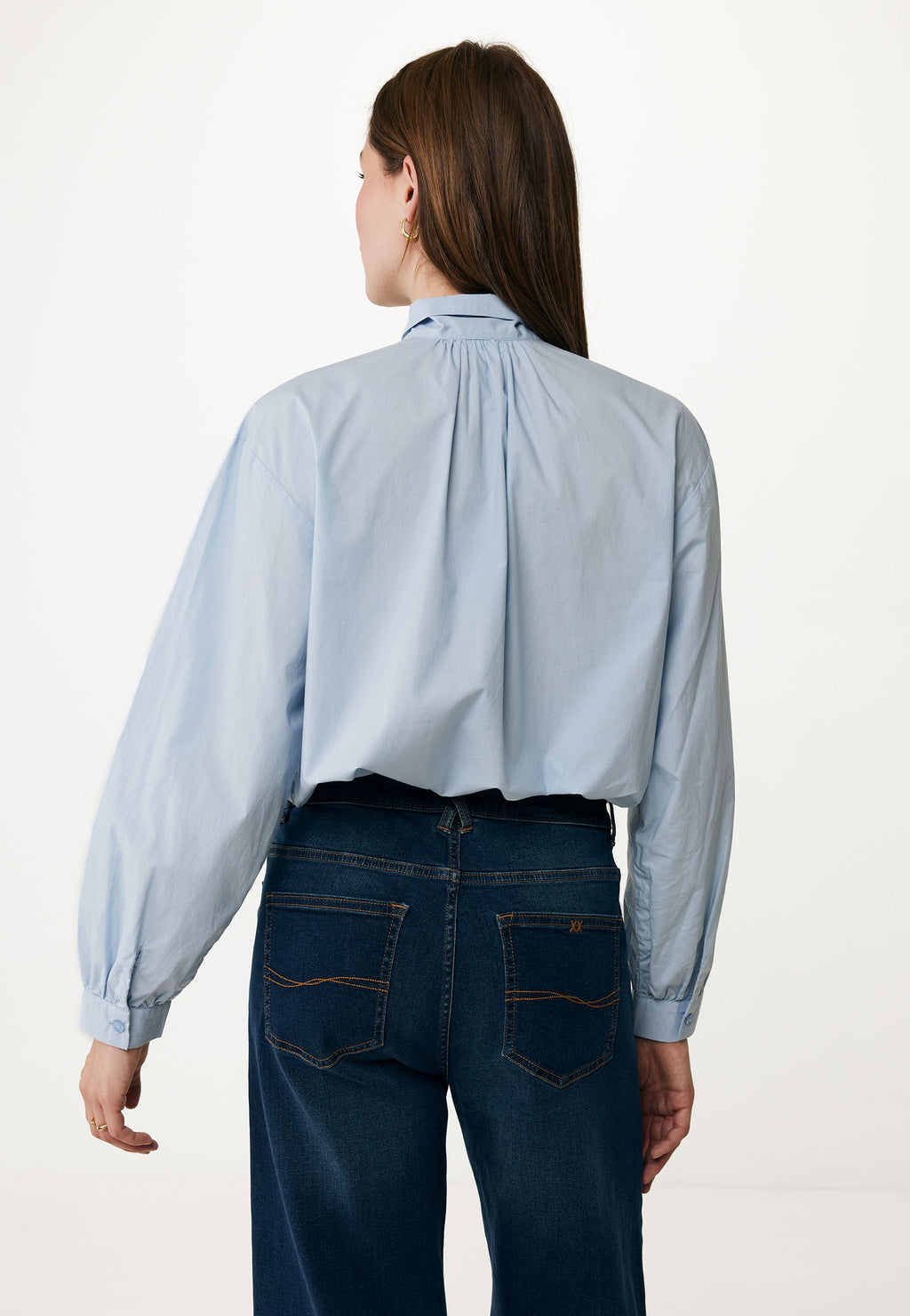 Blouses lange mouw blauw Mexx