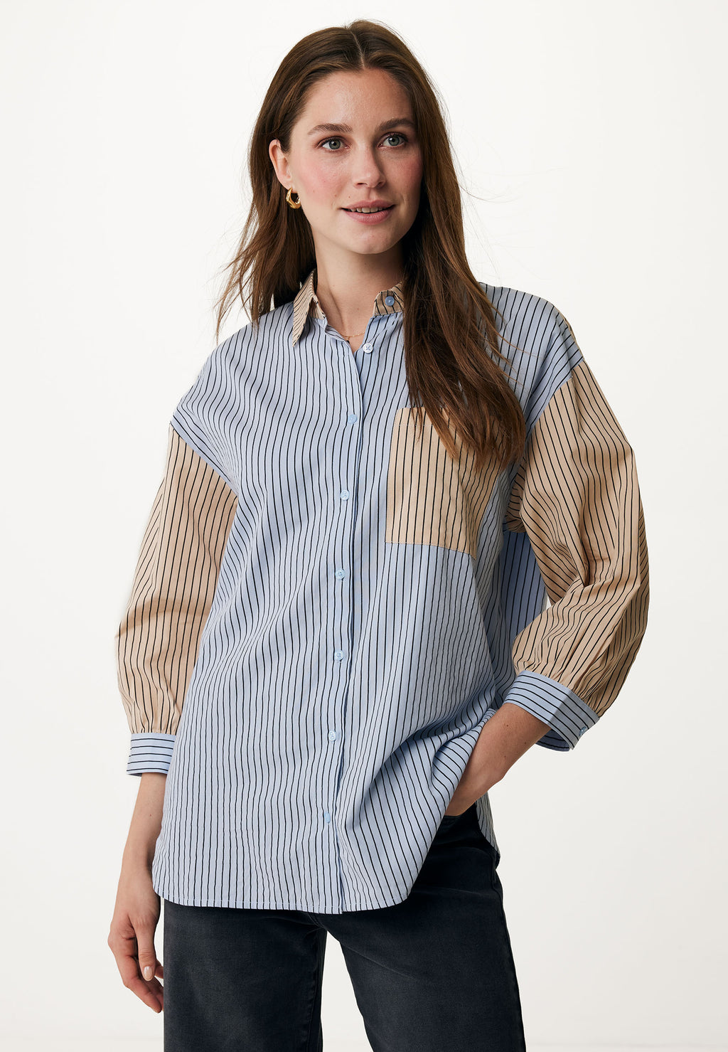 Blouses lange mouw multicolor Mexx