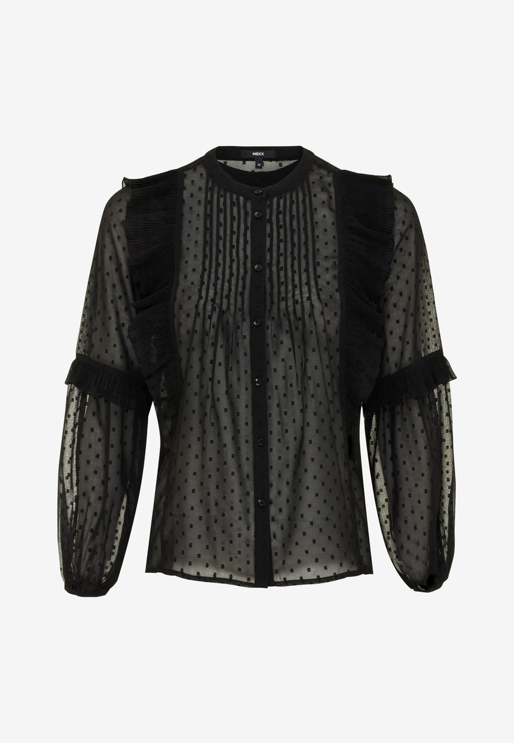 Blouses lange mouw zwart Mexx