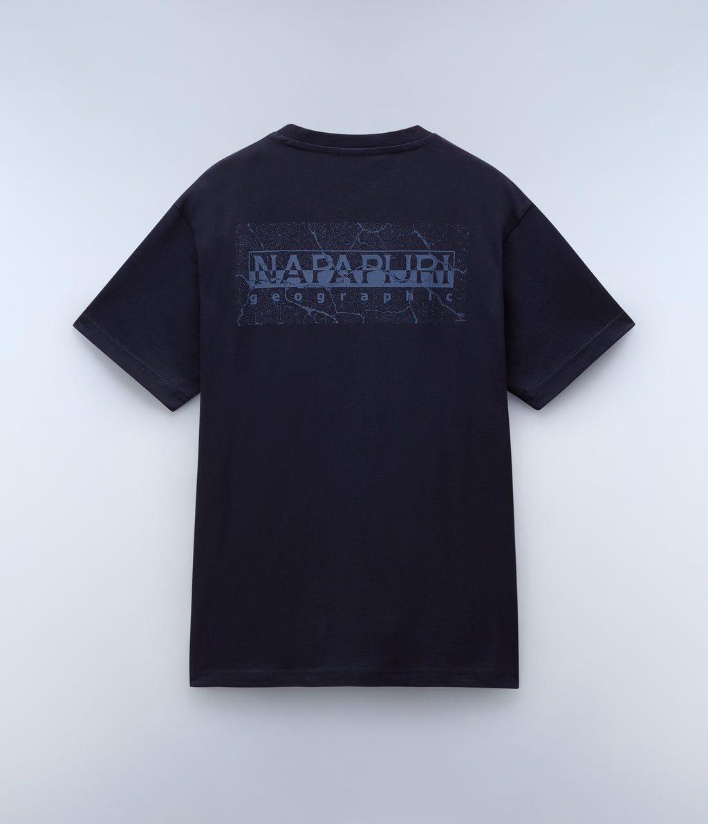 T-shirts korte mouw navy Napapijri