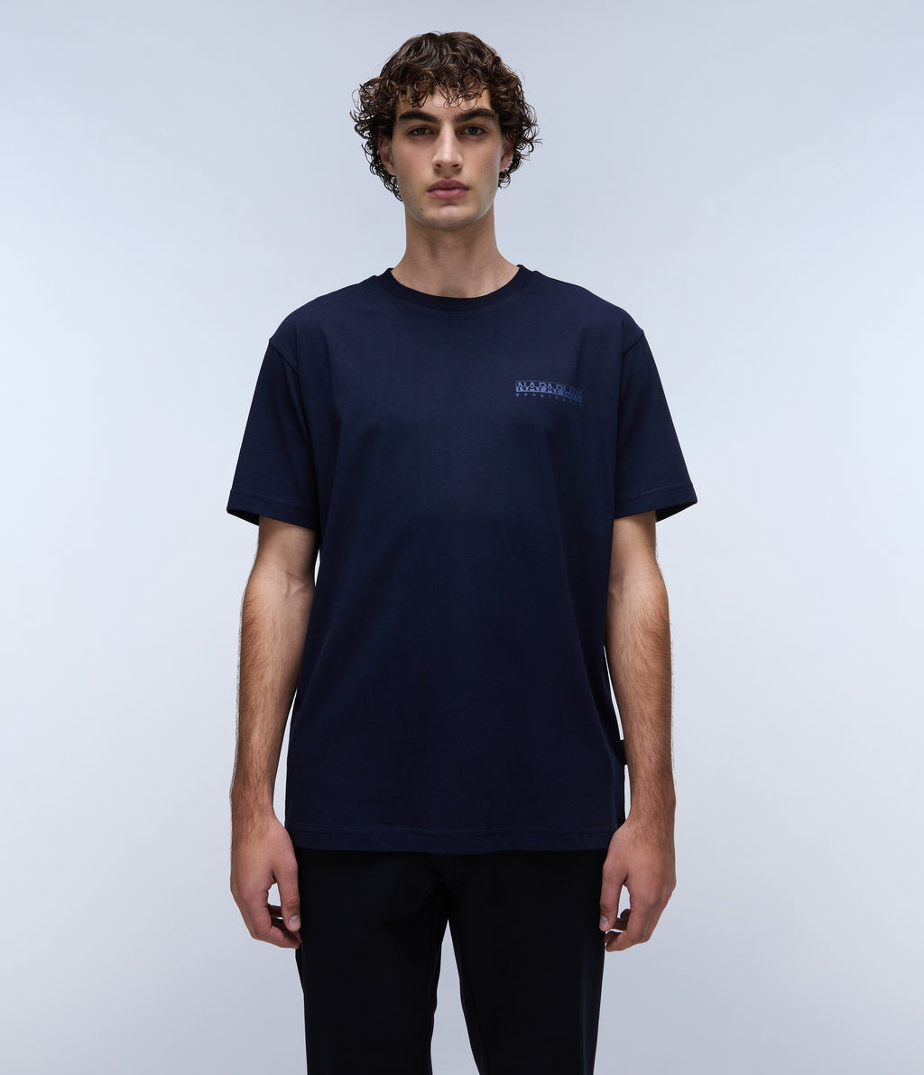 T-shirts korte mouw navy Napapijri