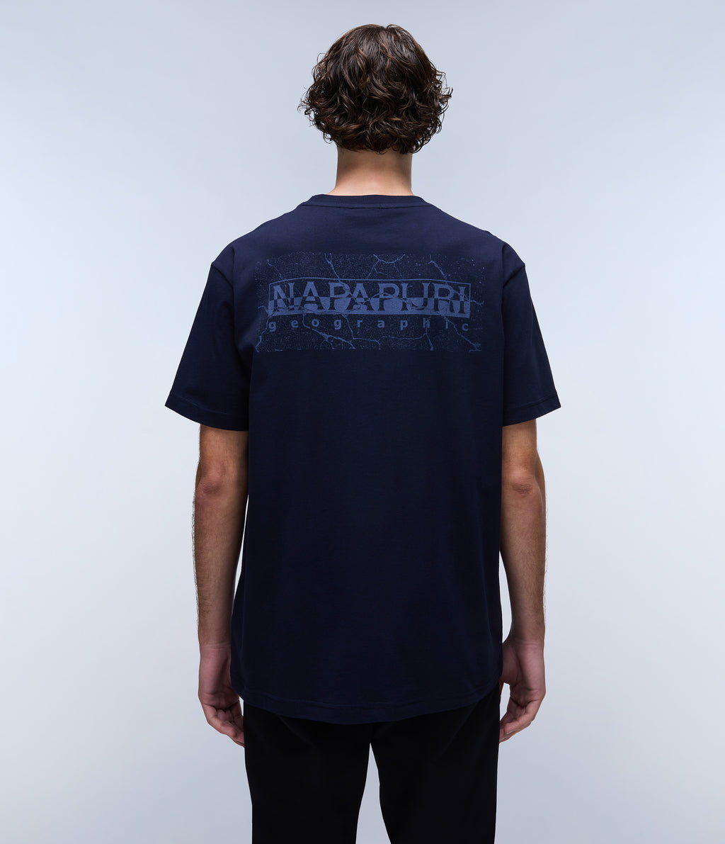 T-shirts korte mouw navy Napapijri