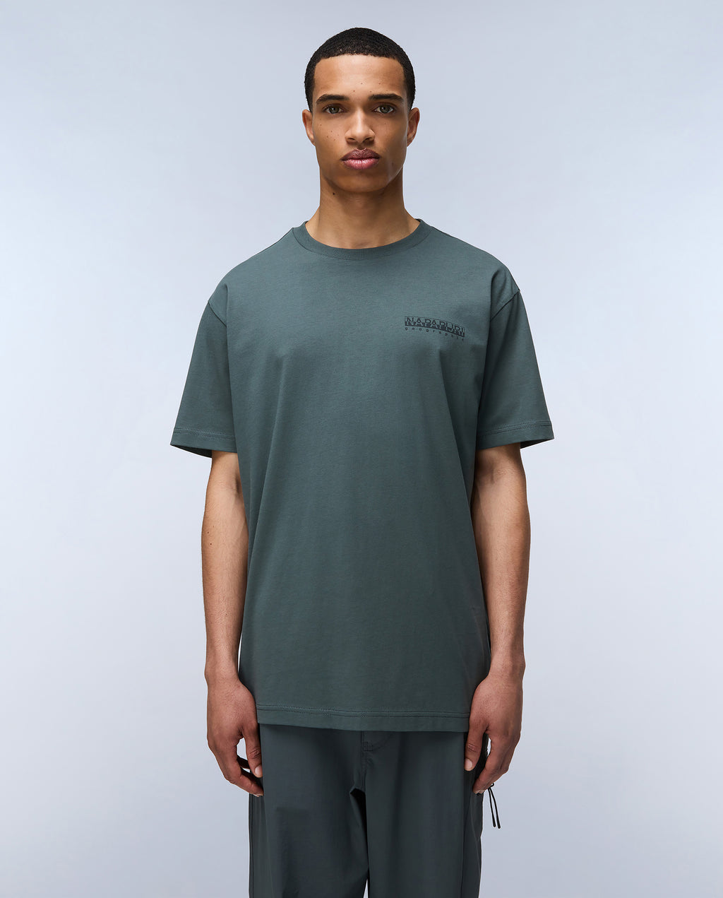 T-shirts korte mouw groen Napapijri