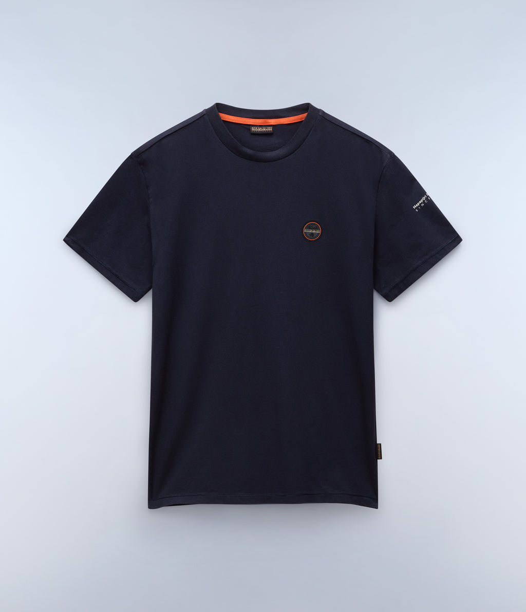 T-shirts korte mouw navy Napapijri