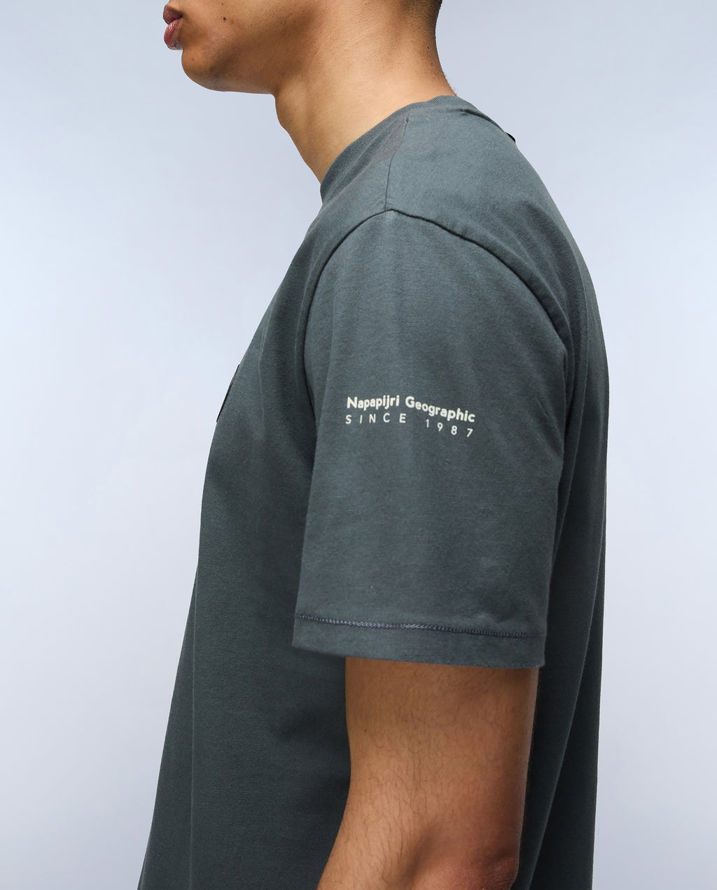 T-shirts korte mouw groen Napapijri