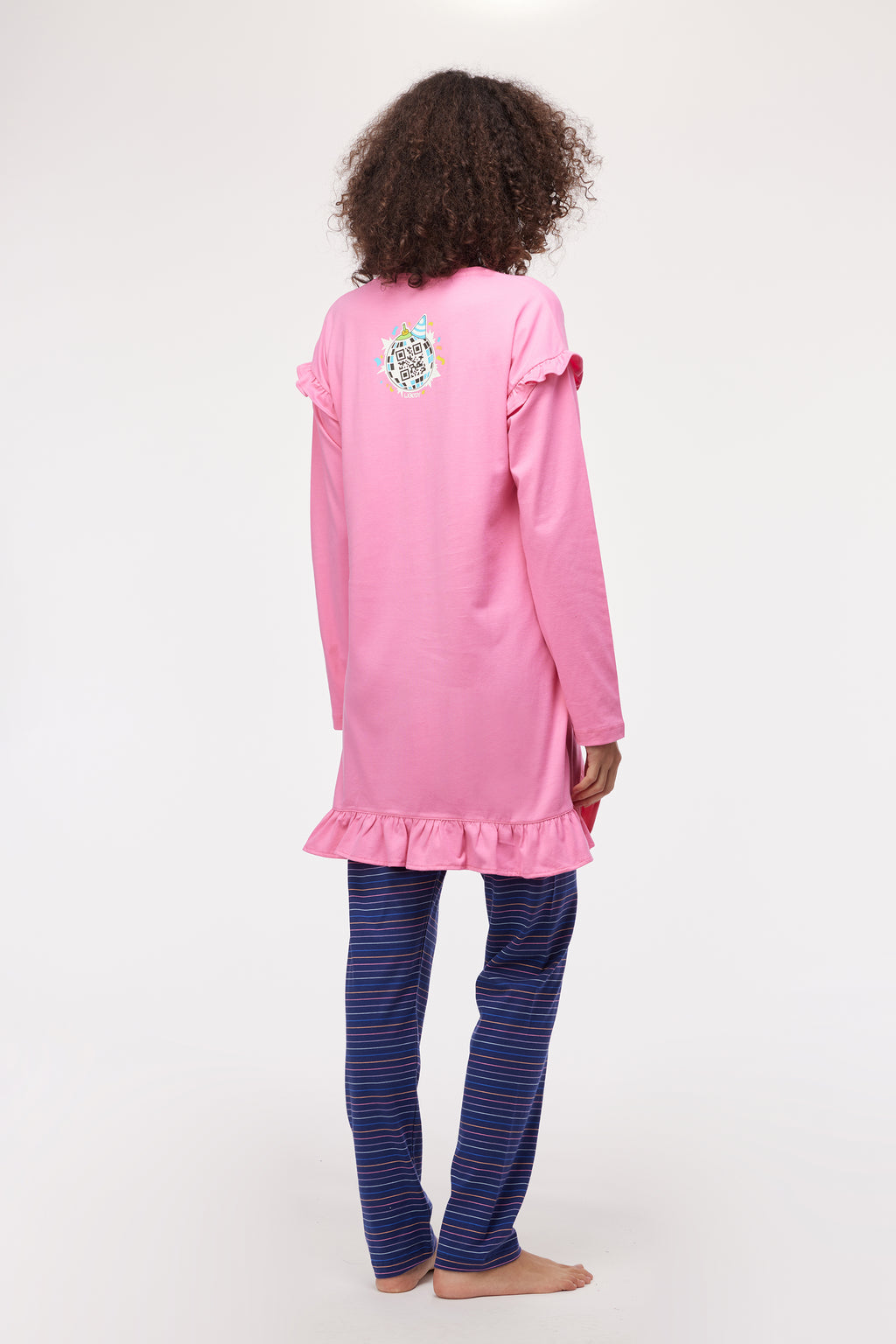 Pyjama's roze Woody